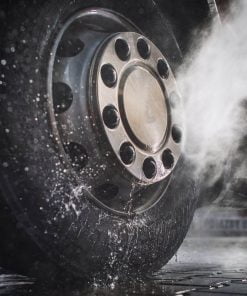 Truck cleaned by Truckers Pride Products